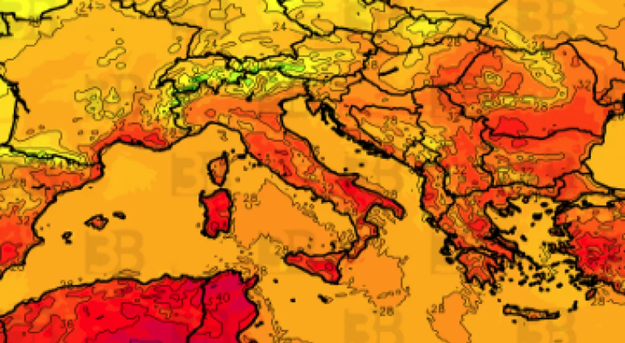 Meteo, caldo e afa per tutta la settimana: colpa dell'anticiclone. Attenzione ai temporali sparsi sull'Italia.