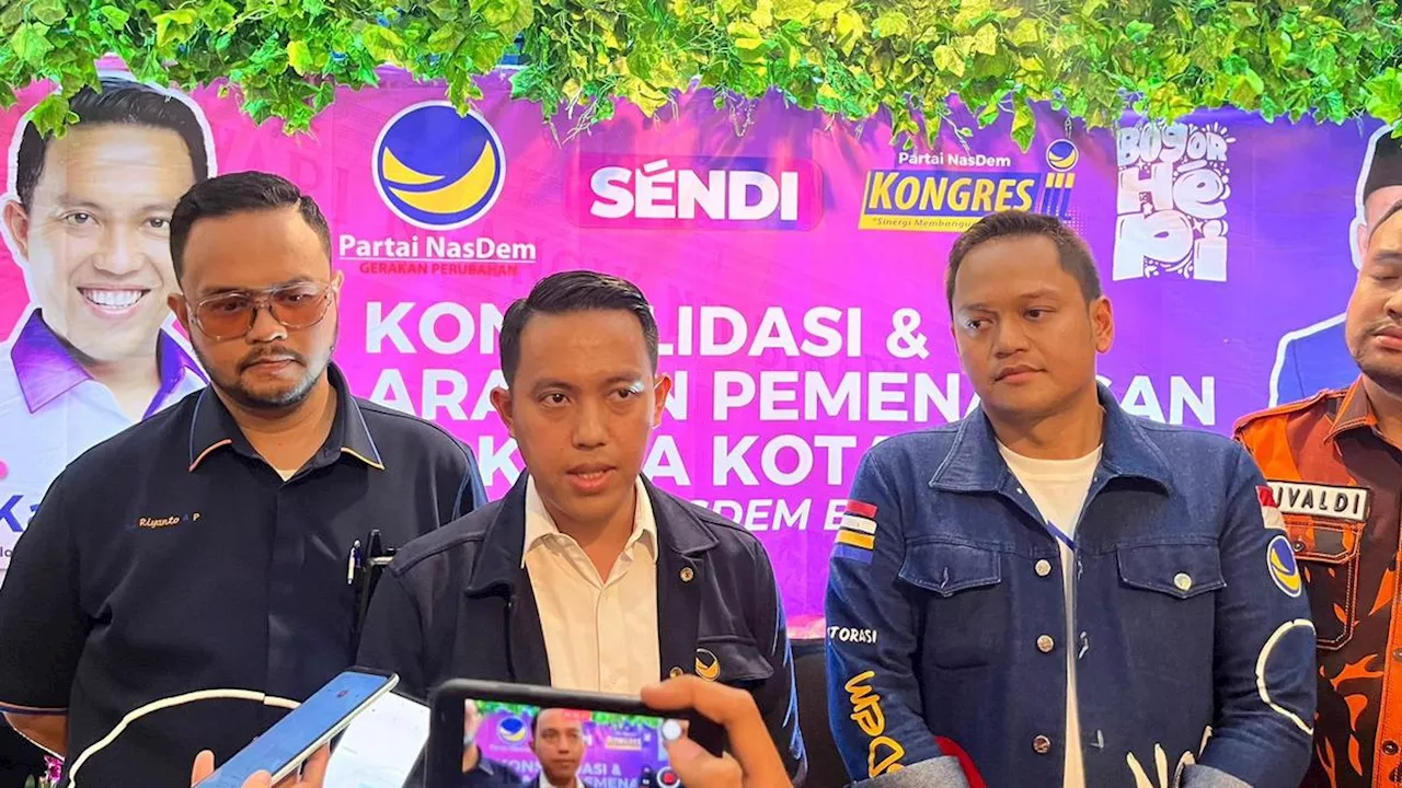 NasDem Deklarasi Dukung Sespri Iriana Jokowi Sendi Fardiansyah Maju di Pilkada Kota Bogor