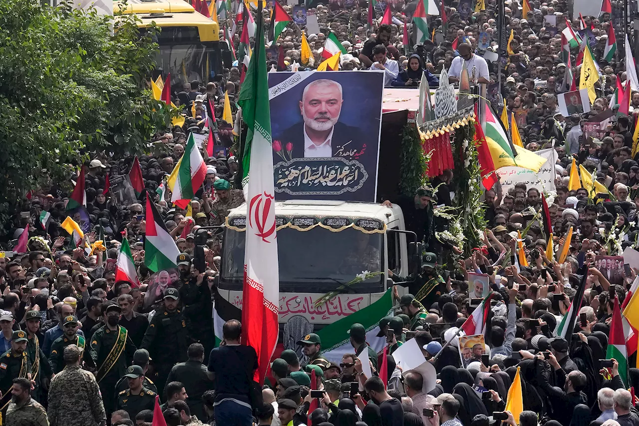 Iran says a short-range projectile killed Hamas' Haniyeh and reiterates vows of retaliation