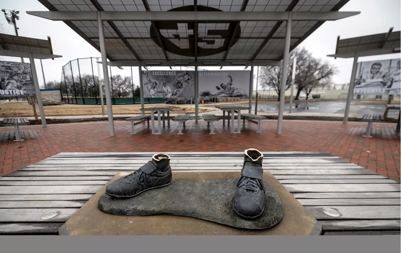 Kansas man sentenced to prison for stealing bronze Jackie Robinson statue