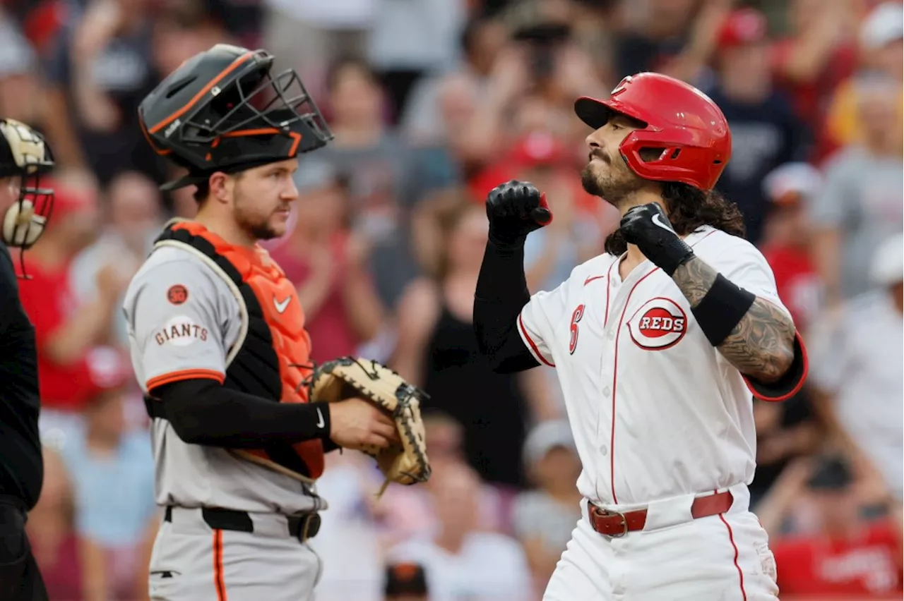 SF Giants’ run of shutouts ends in 6-4 loss to Reds