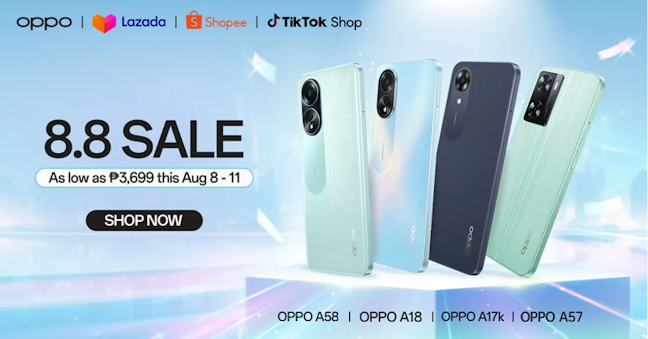 Make your August amazing with OPPO’s 8.8 Sale