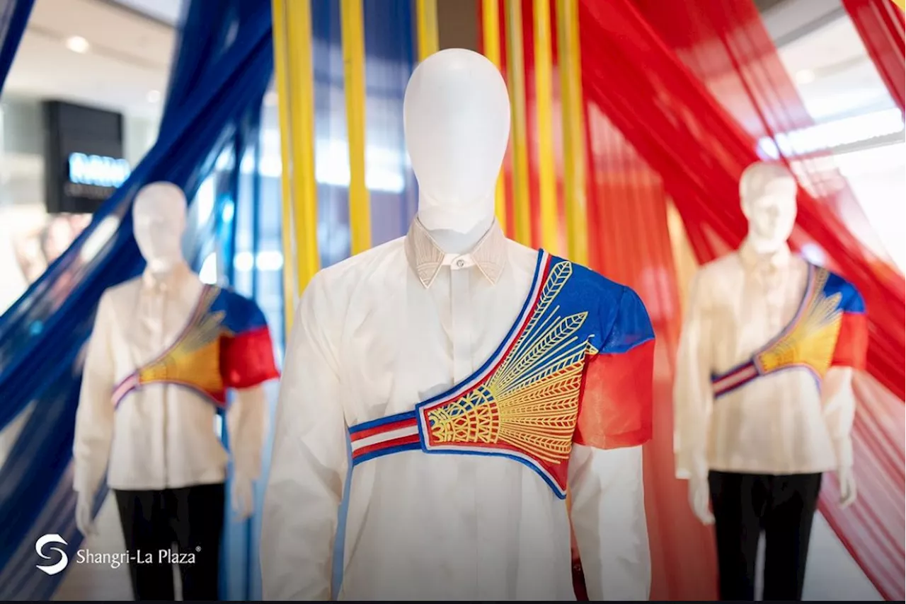 Shangri-La Plaza showcases Francis Libiran’s ‘Sinag’ Barong in new installation