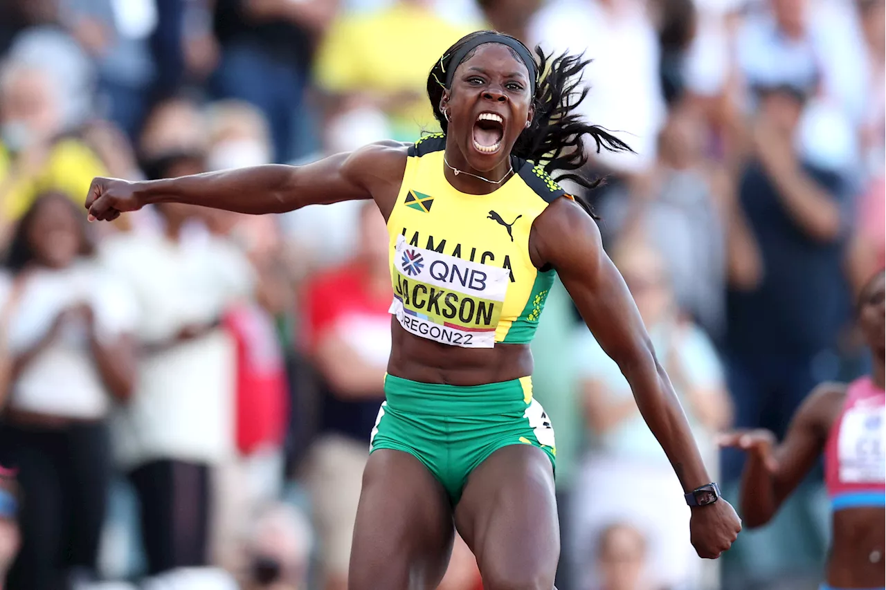 Shericka Jackson, defending 200m world champ, pulls out of Olympic race