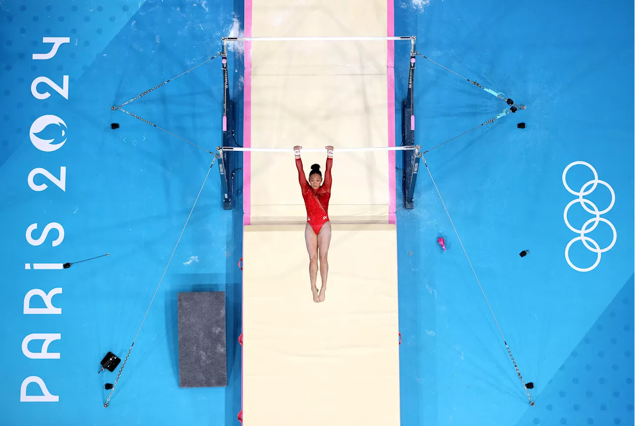 Suni Lee wins bronze in uneven bars final in Paris and earns her sixth Olympics medal