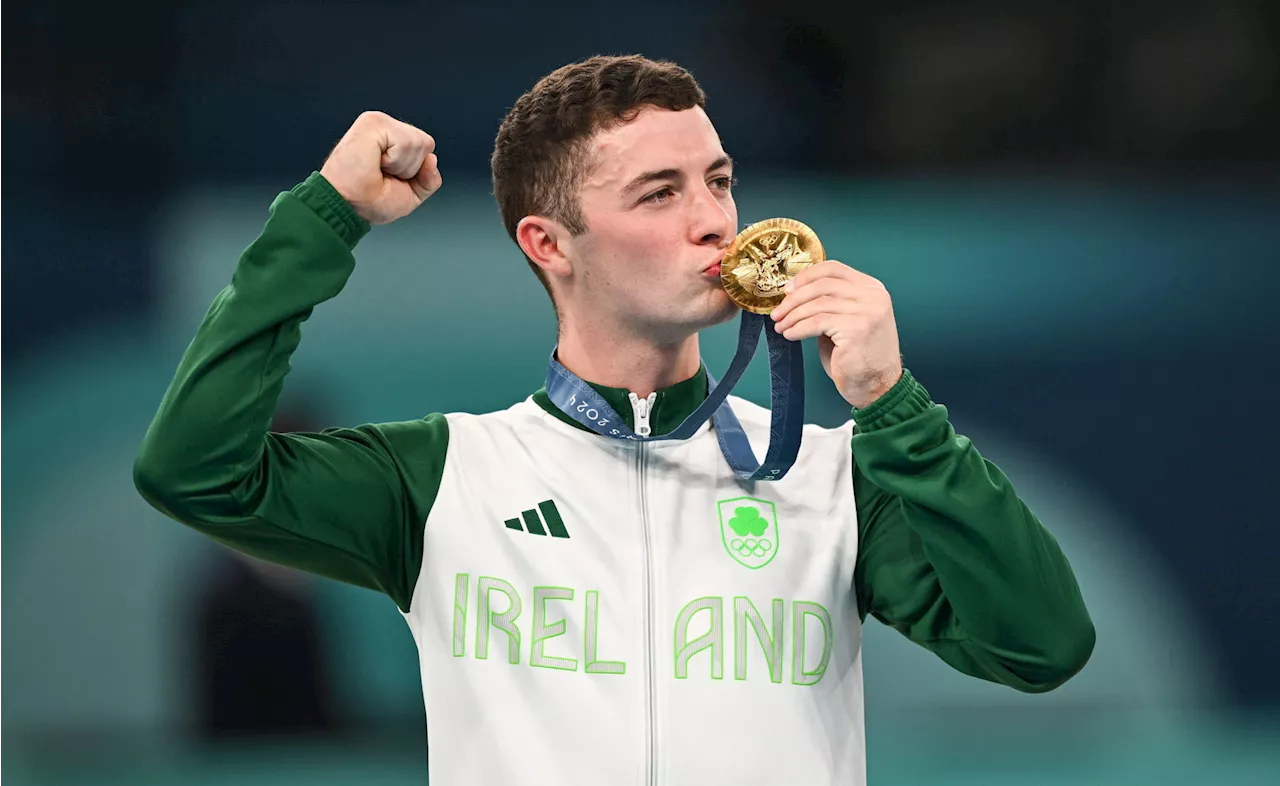 Gold medallist Rhys McClenaghan: ‘Only thing left to do is do it again’