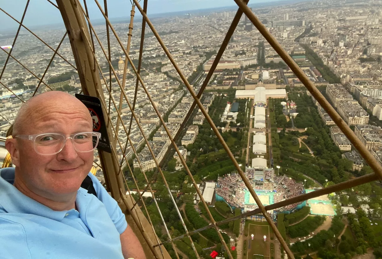 From atop the Eiffel Tower, covering the Paris Olympics is a gold-medal challenge
