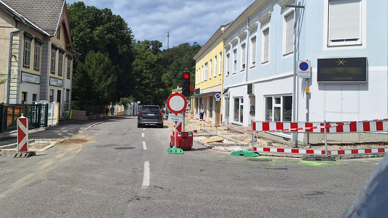 Hinterbrühl: Hauptstraße bis 23. August gesperrt