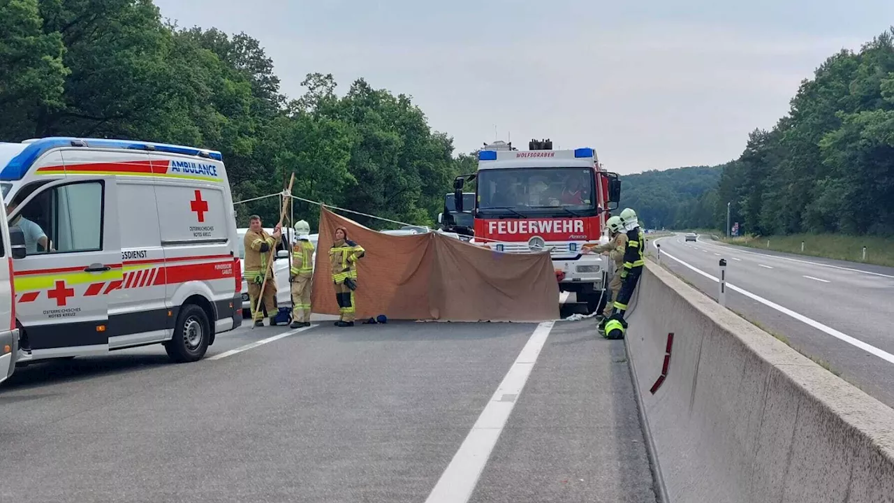 Unfall auf der Westautobahn endete tödlich