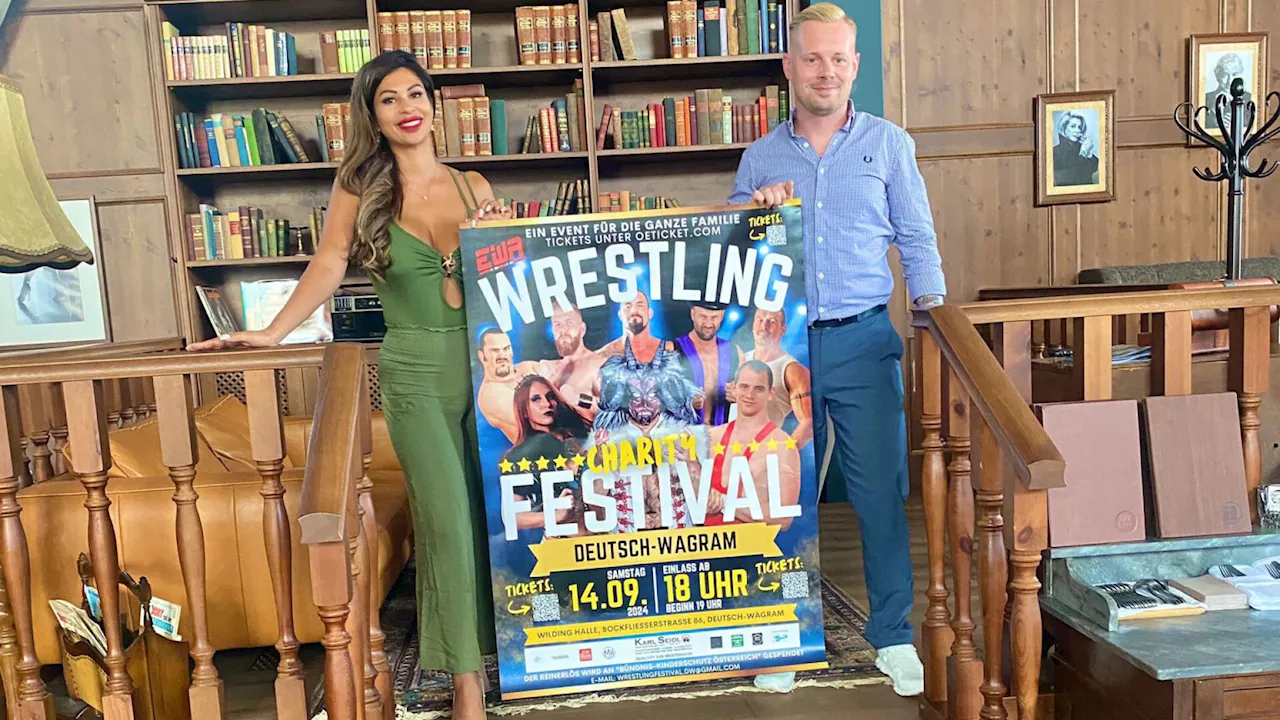 Wrestling-Event für Kinder in Not in Deutsch-Wagram