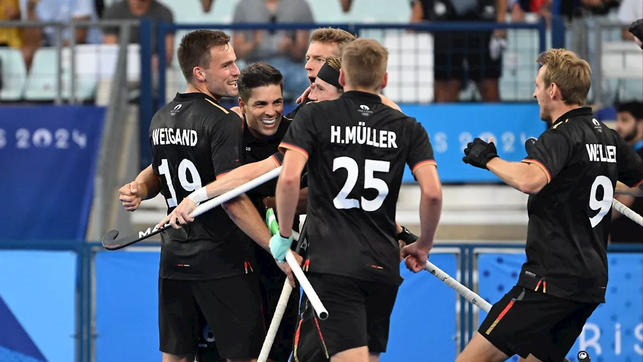 Jetzt gegen Indien: Deutsche Hockey-Männer nach Drama-Sieg im Halbfinale von Olympia