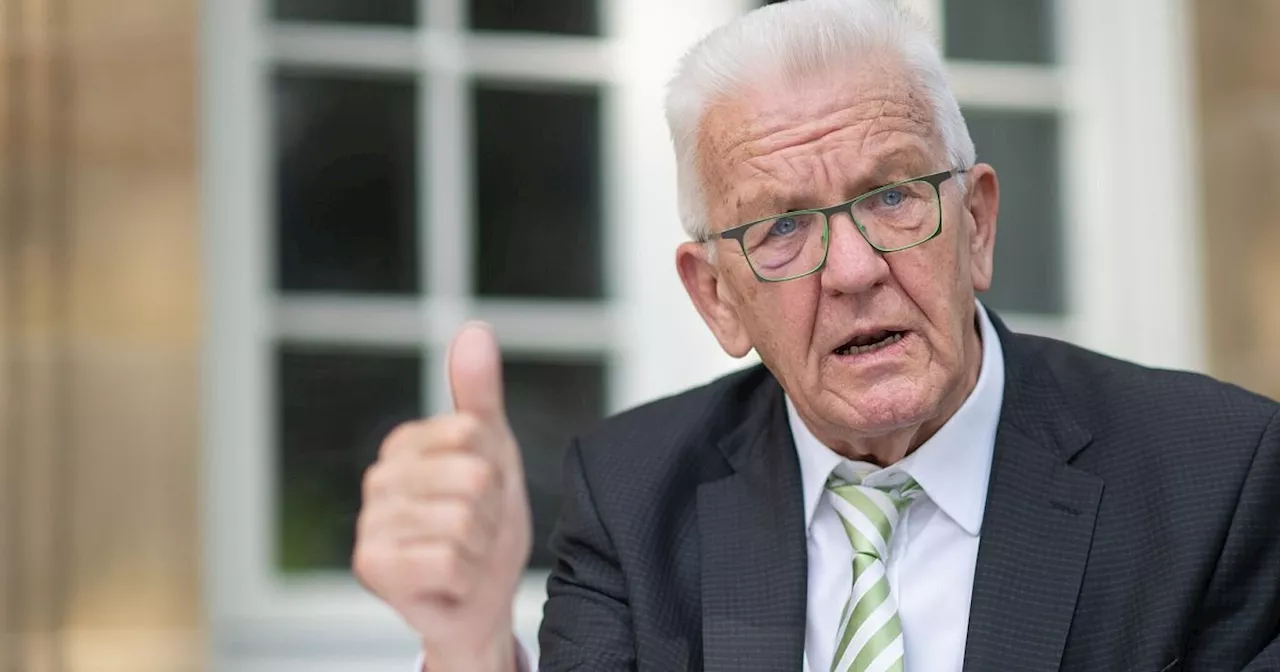 Kretschmann will Sondervermögen für Wasserstoff und Bahn