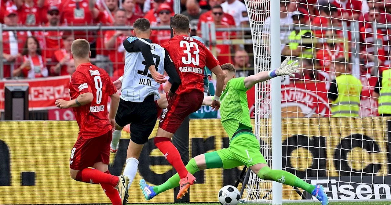 Ulm gibt Führung aus der Hand: 1:2 gegen Kaiserslautern