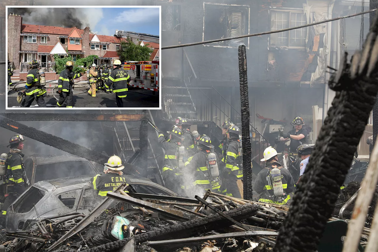 Massive NYC fire engulfs seven homes; 11 firefighters among 14 injured, FDNY says: 'Everything is gone'