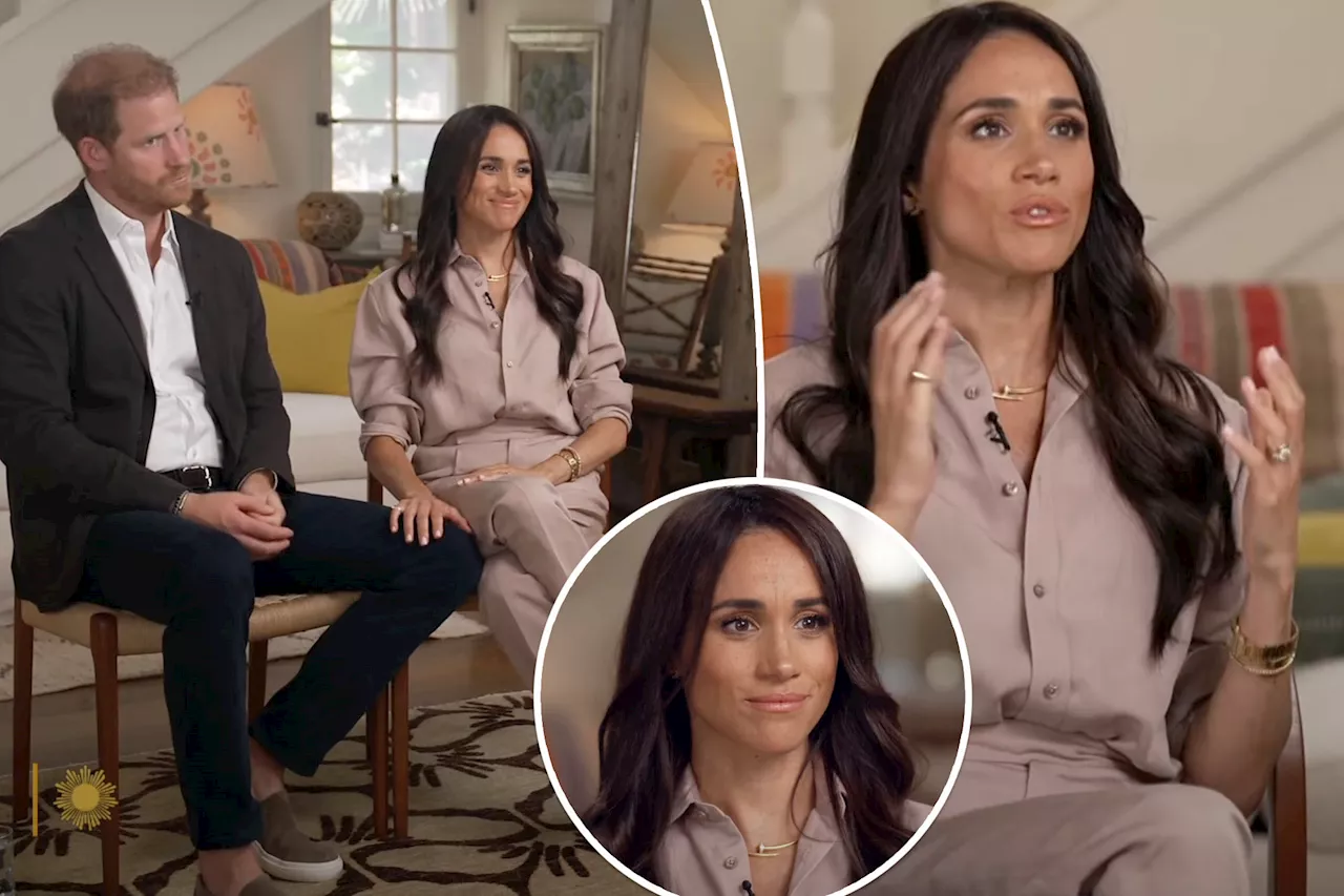 Meghan Markle says she 'really scraped the surface' talking about her suicidal thoughts