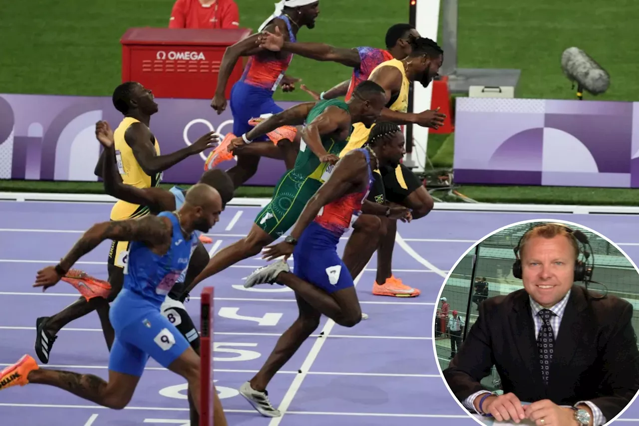 NBC Olympics announcer Leigh Diffey botches Noah Lyles gold medal call with wrong winner