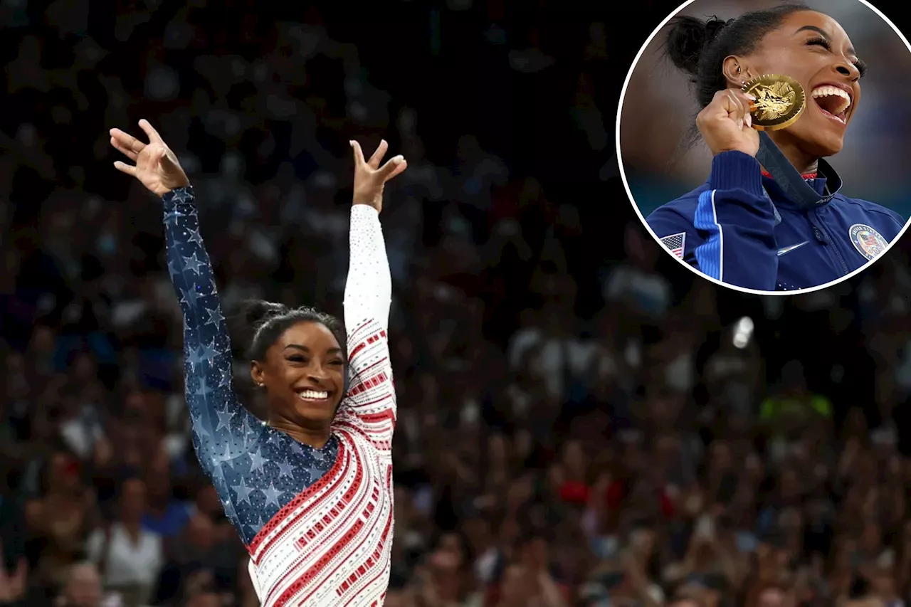 Simone Biles not ruling out 2028 Olympics as she dominates Paris: 'Never say never'