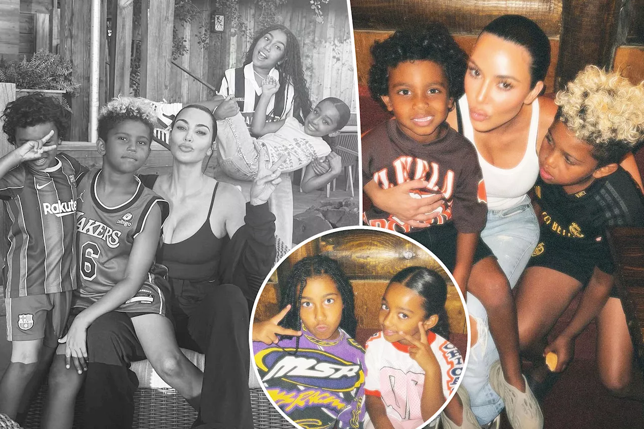 Inside Kim Kardashian's lakeside vacation with her four kids: ‘Summertime funtime’