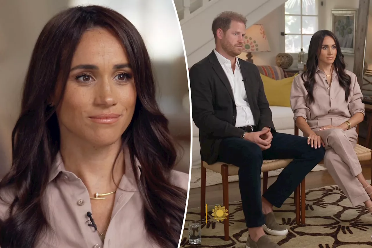 Meghan Markle opens up about her experience being bullied, past suicidal thoughts in emotional CBS interview