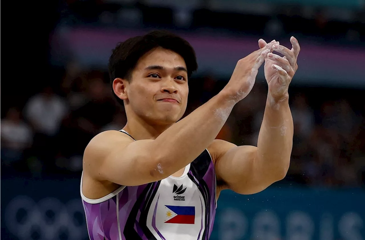 Double gold: Carlos Yulo makes history after Olympic vault reign