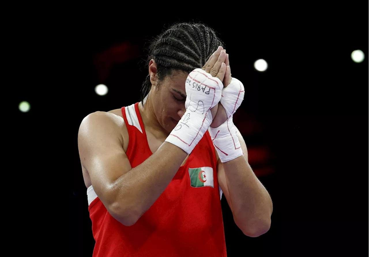 Embattled Imane Khelif turns emotional after assuring self of Olympic boxing medal