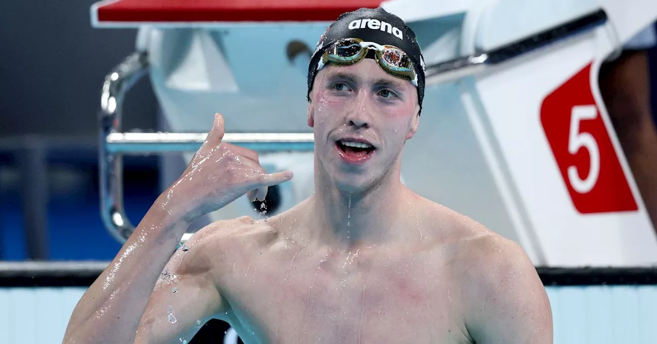 Irish swimmer Daniel Wiffen disappointed after bronze medal in men's 1500m final