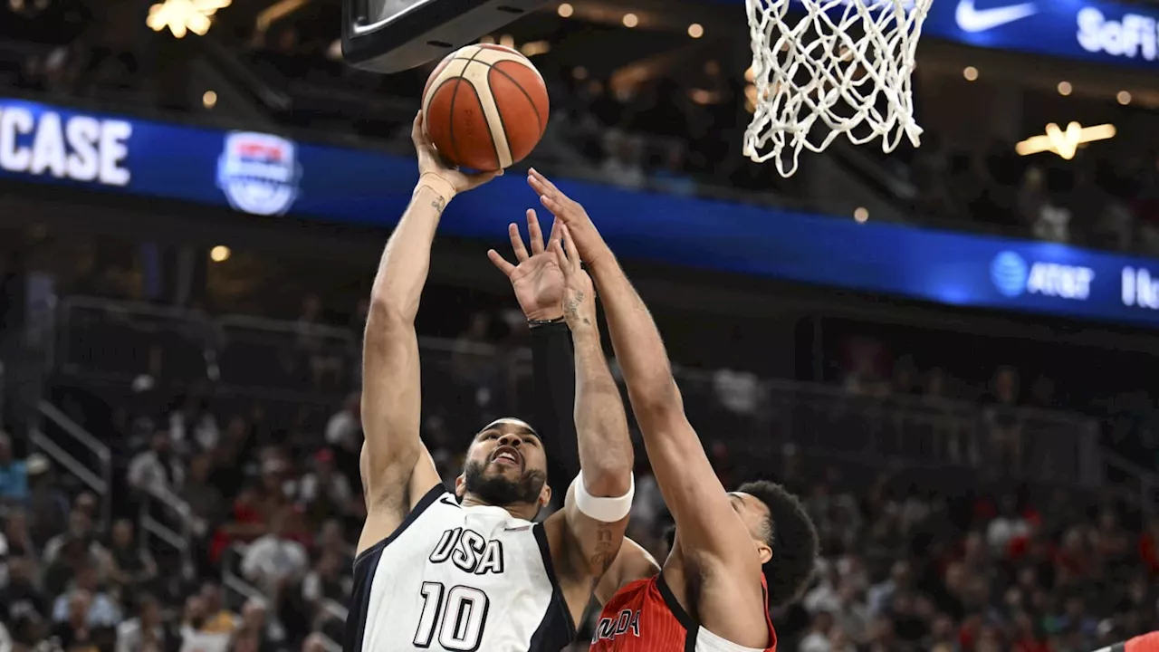 Canada Basketball Star Makes Viral Jayson Tatum Statement at Paris Olympics