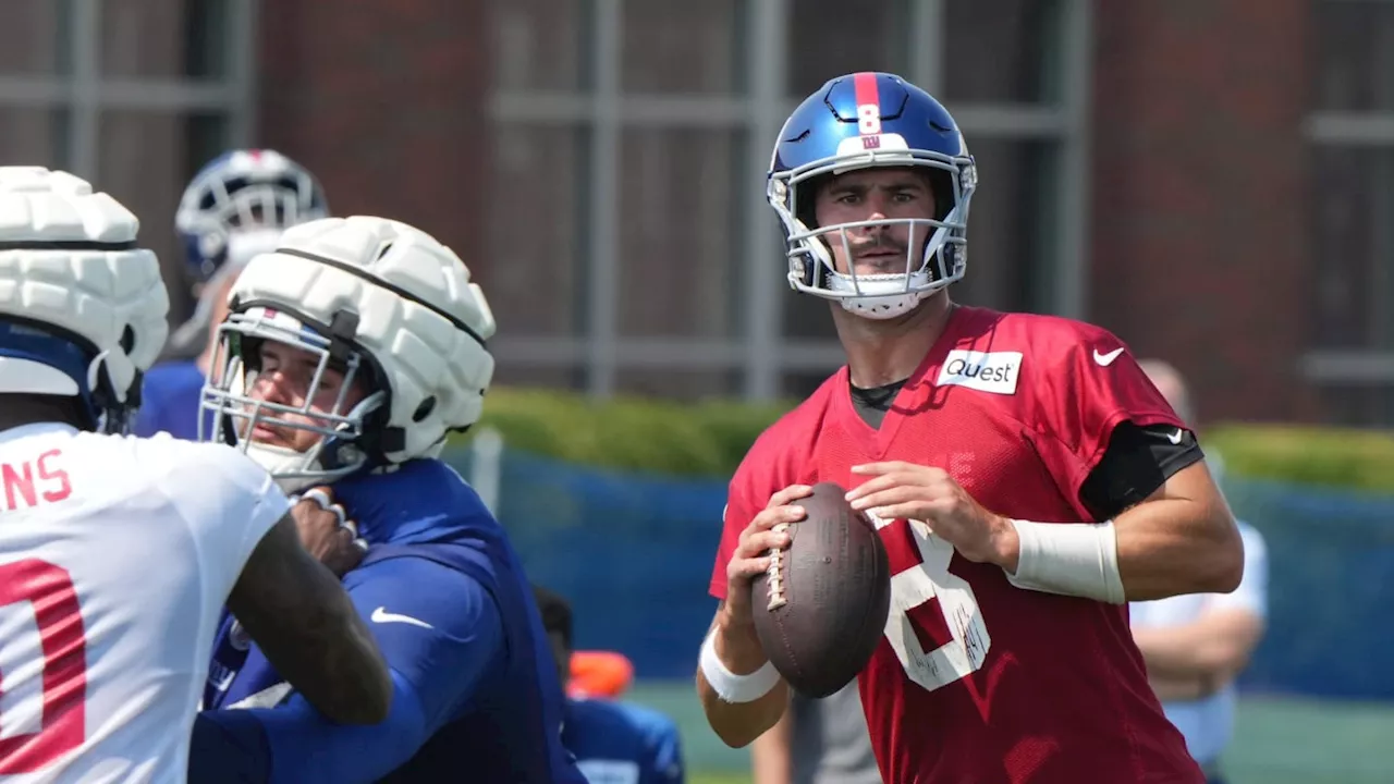 Giants QB Daniel Jones Not Flinching Under Duress, Says AHC/OC Mike Kafka