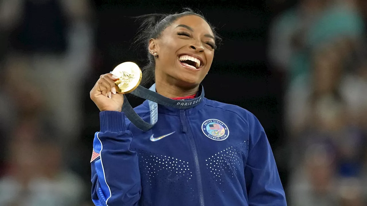 Simone Biles' 2024 Paris Olympics gold medal collection (PHOTO)