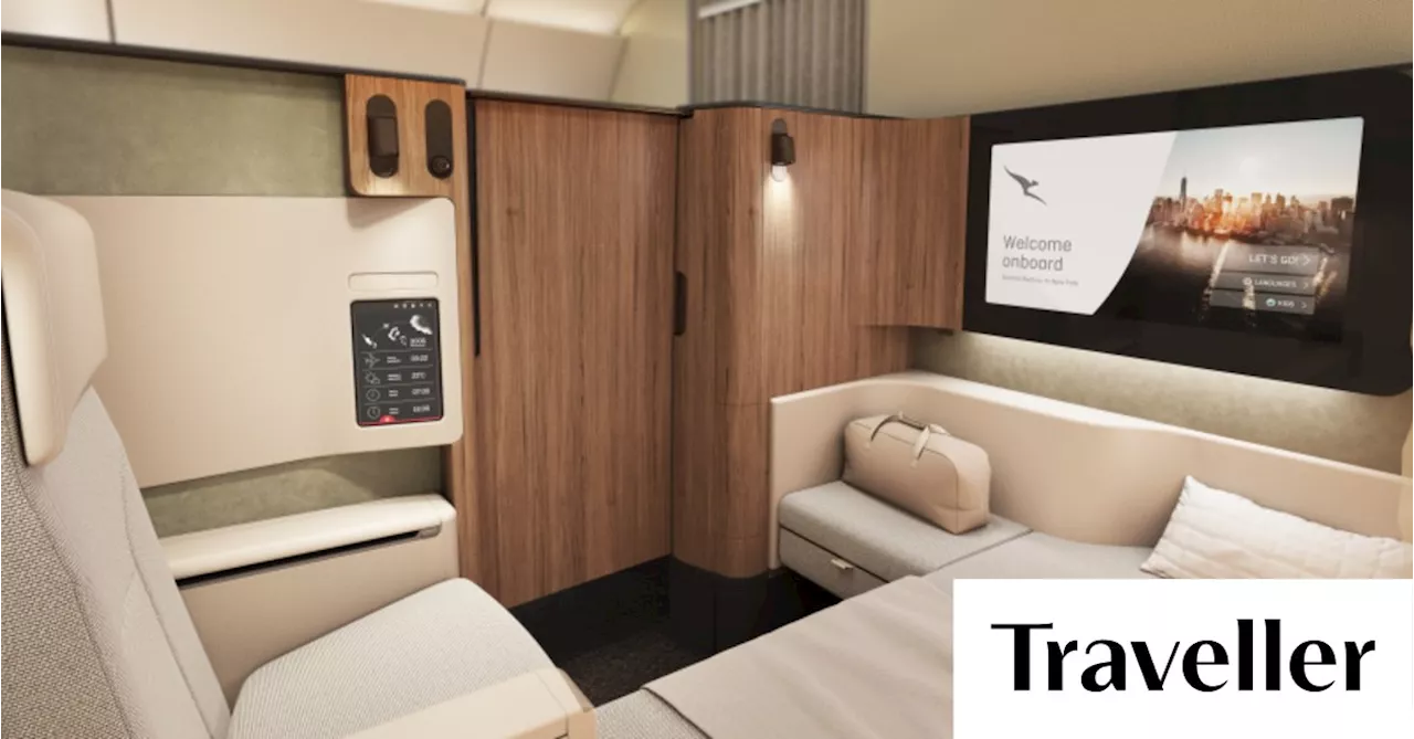 Like a private jet: Sneak peek inside Qantas’ new first class