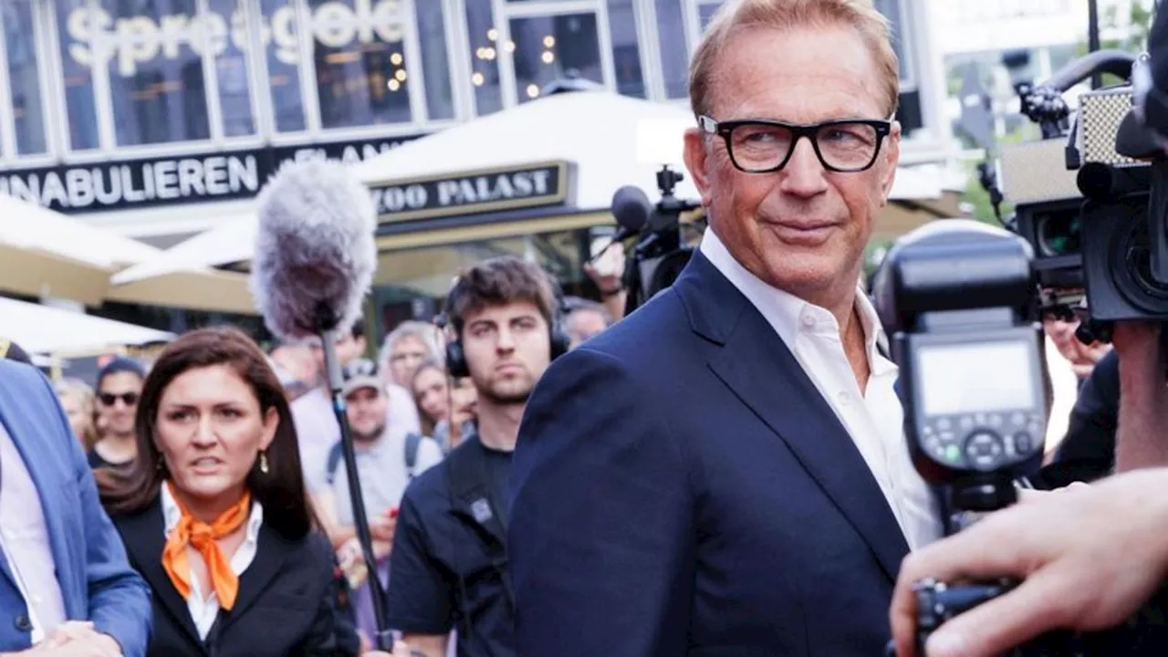 Hollywoodstar: Kevin Costner feiert neuen Western-Film in Berlin