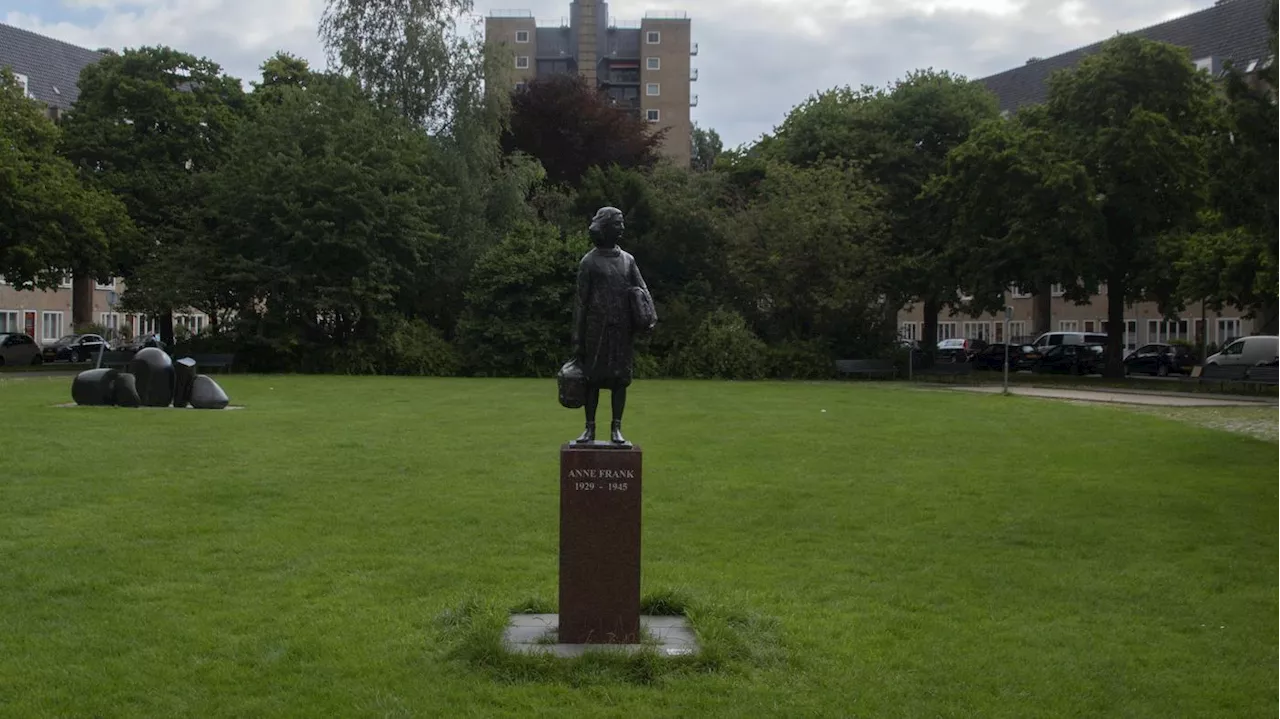 „Trifft uns mitten ins Herz“: Anne-Frank-Statue erneut mit Farbe beschmiert