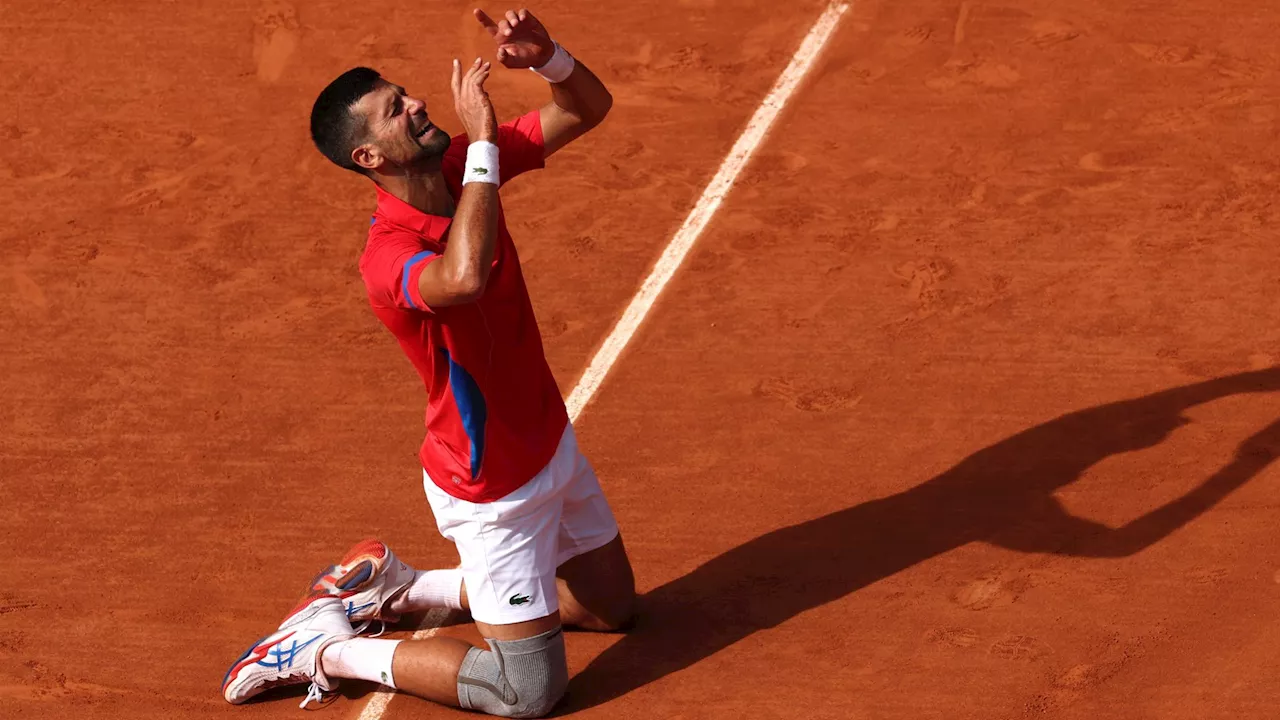 Novak Djokovic clocks tennis at the Paris 2024 Olympics