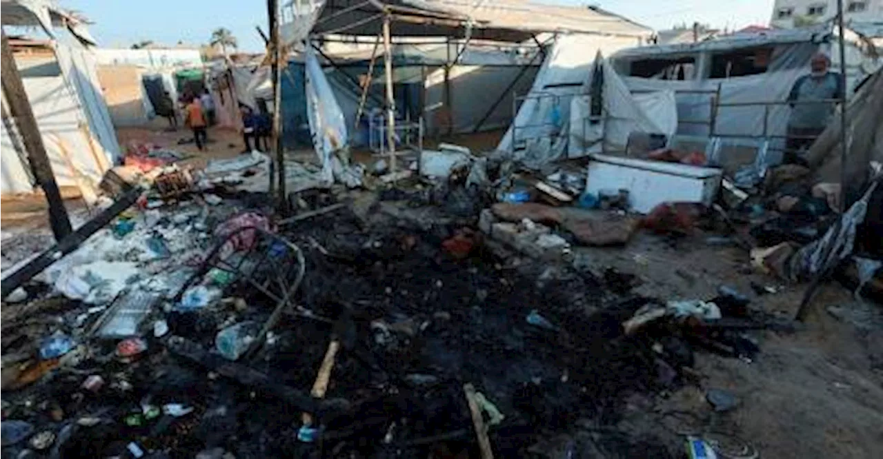 3 killed when Israel bombs displaced persons tents in central Gaza Strip