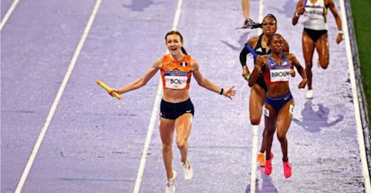 Olympics-Athletics-Inspired Bol leads Dutch to mixed relay glory