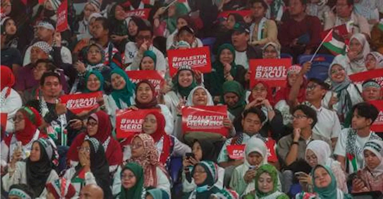 Thousands gather in solidarity with Palestine at Bukit Jalil