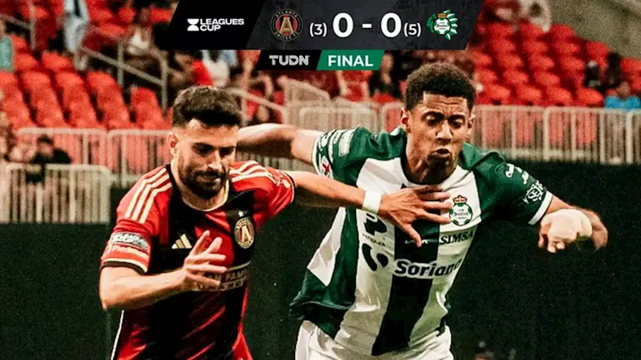 Santos elimina al Atlanta United y avanza en la Leagues Cup sin anotar