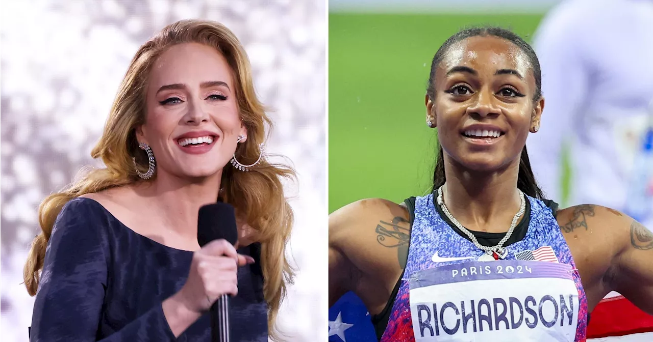 Adele Pauses Concert to Watch Sha’Carri Richardson at Paris Olympics