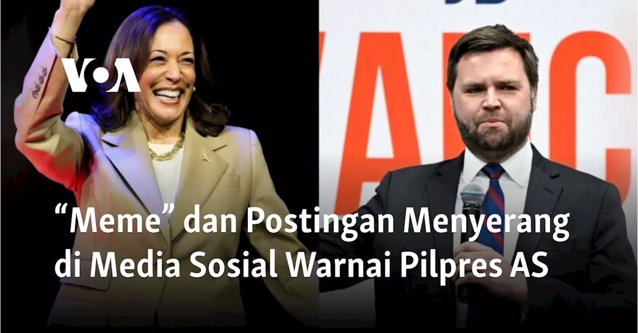 “Meme” dan Postingan Menyerang di Media Sosial Warnai Pilpres AS