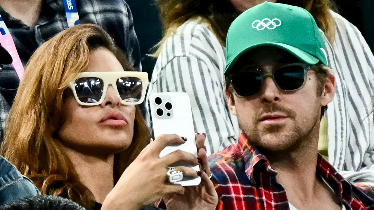 Ryan Gosling e Eva Mendes camuffati alle Olimpiadi 2024: le foto con le figlie