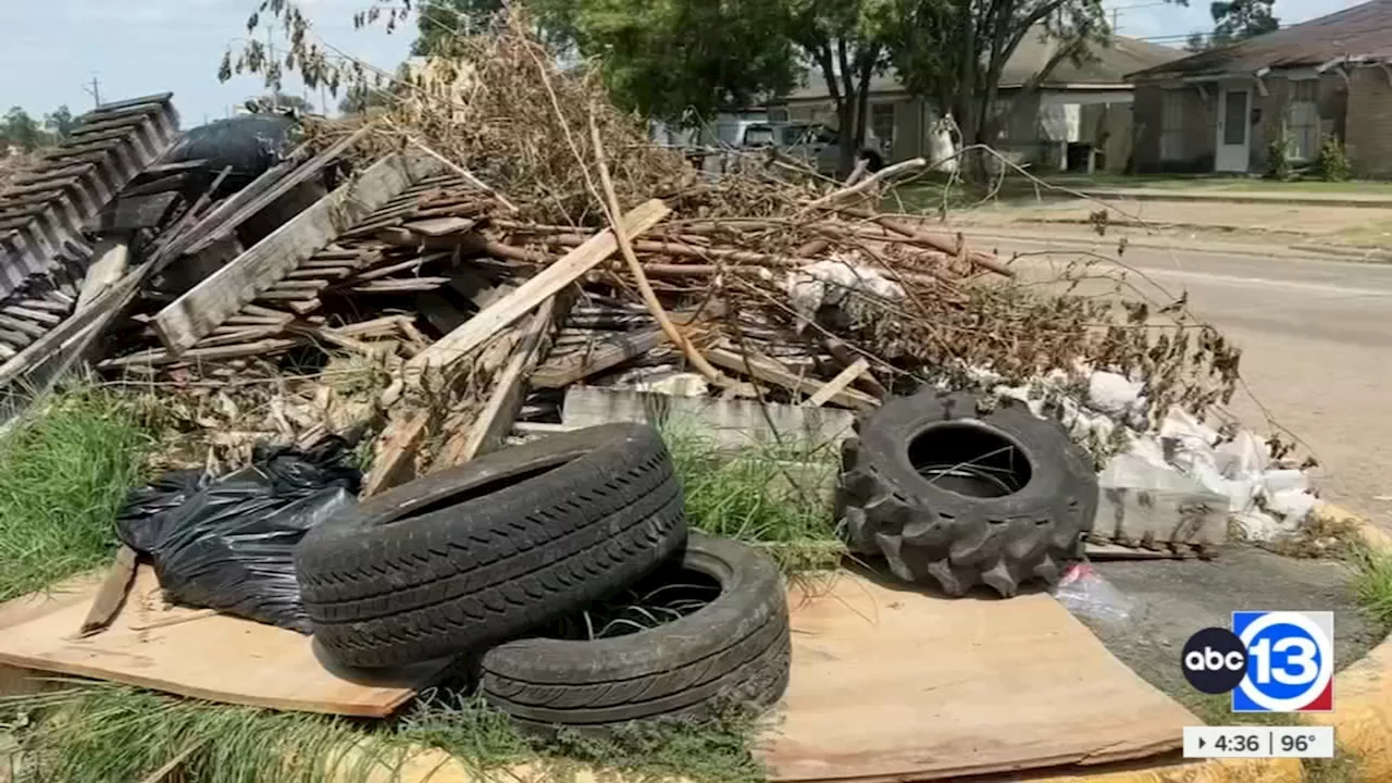 Illegal dumping worsens for east Harris County neighbors since Hurricane Beryl hit the Houston area