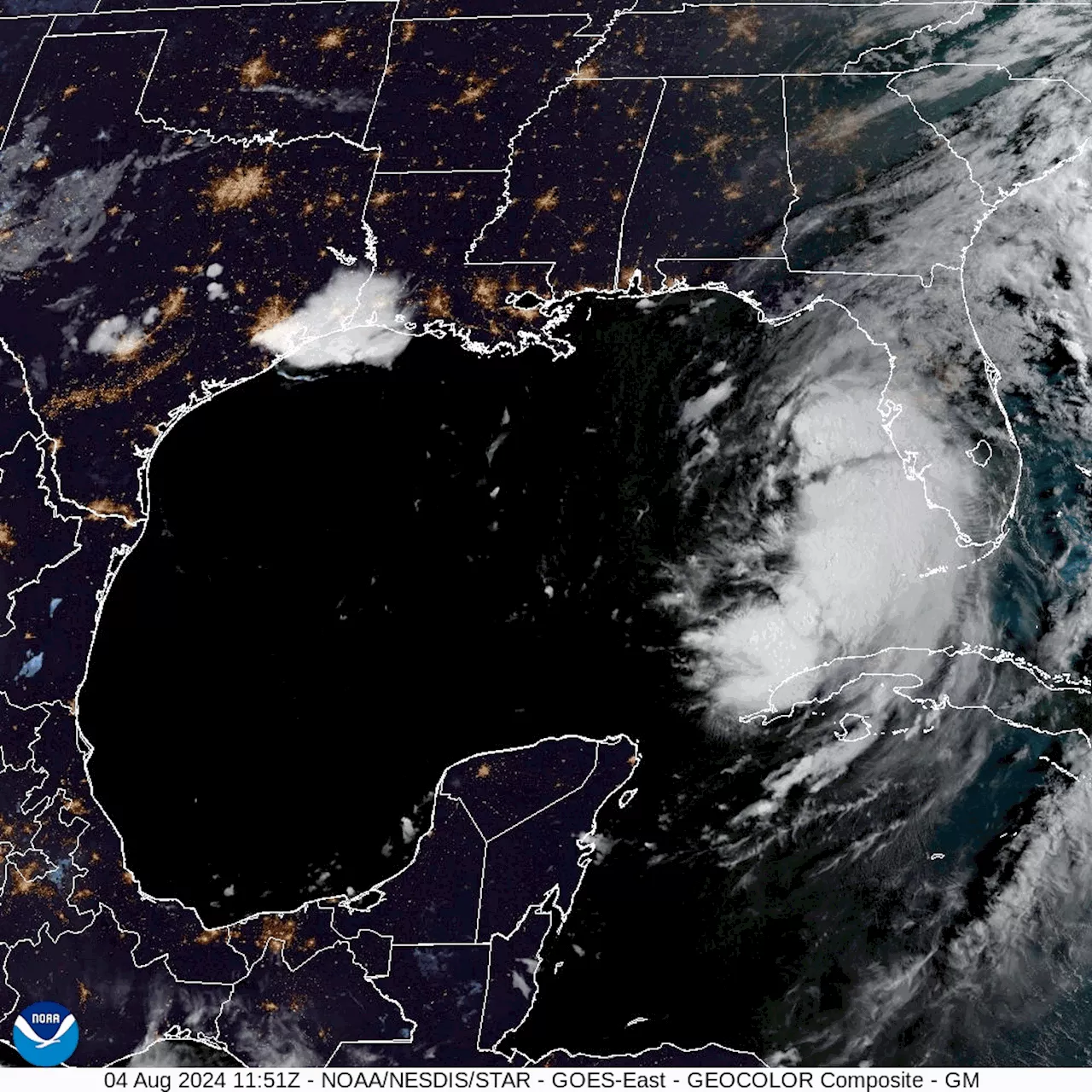 Tropical Storm Debby expected to strengthen overnight before making landfall in Florida as hurricane