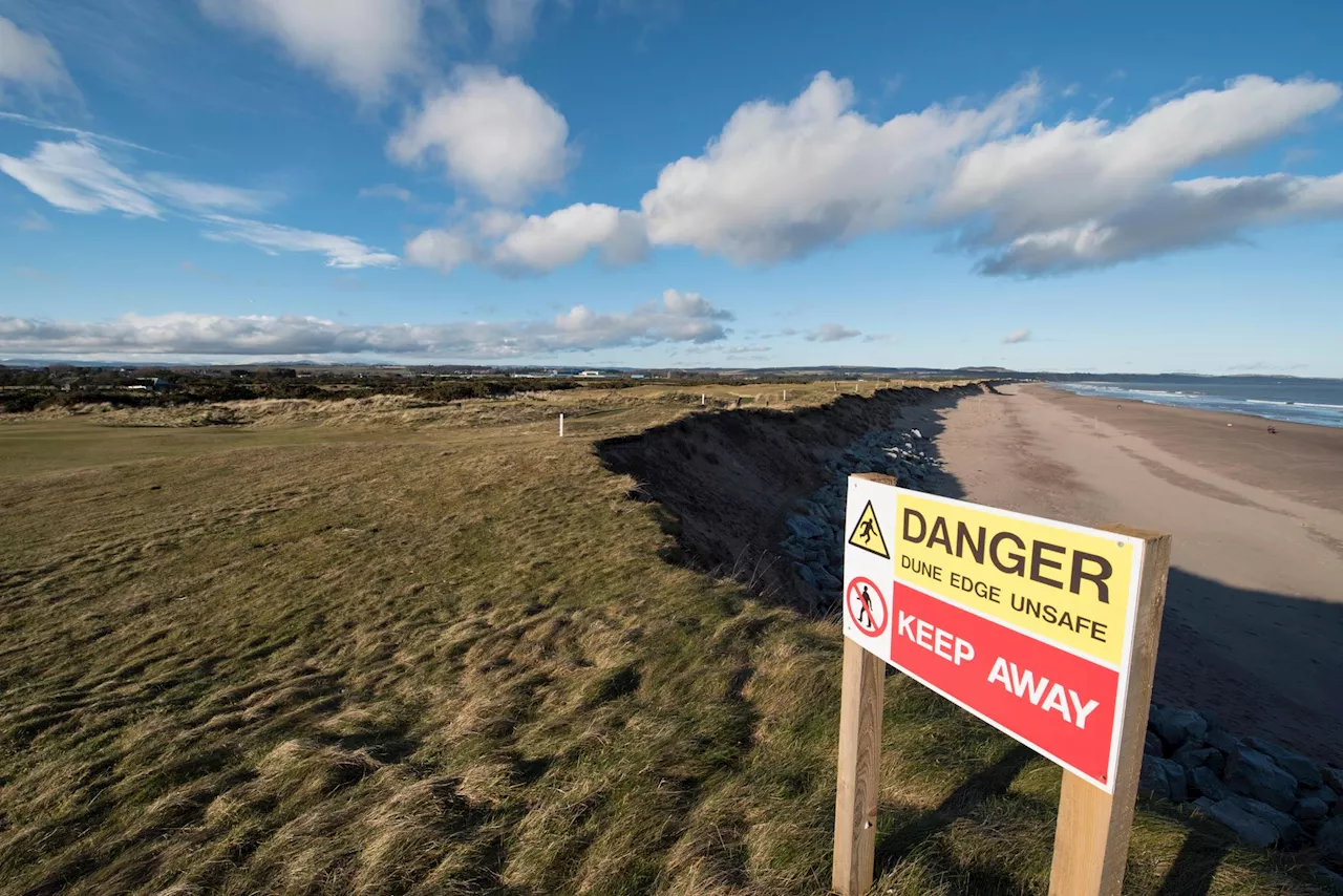 Här slukar havet skotsk stad – meter för meter