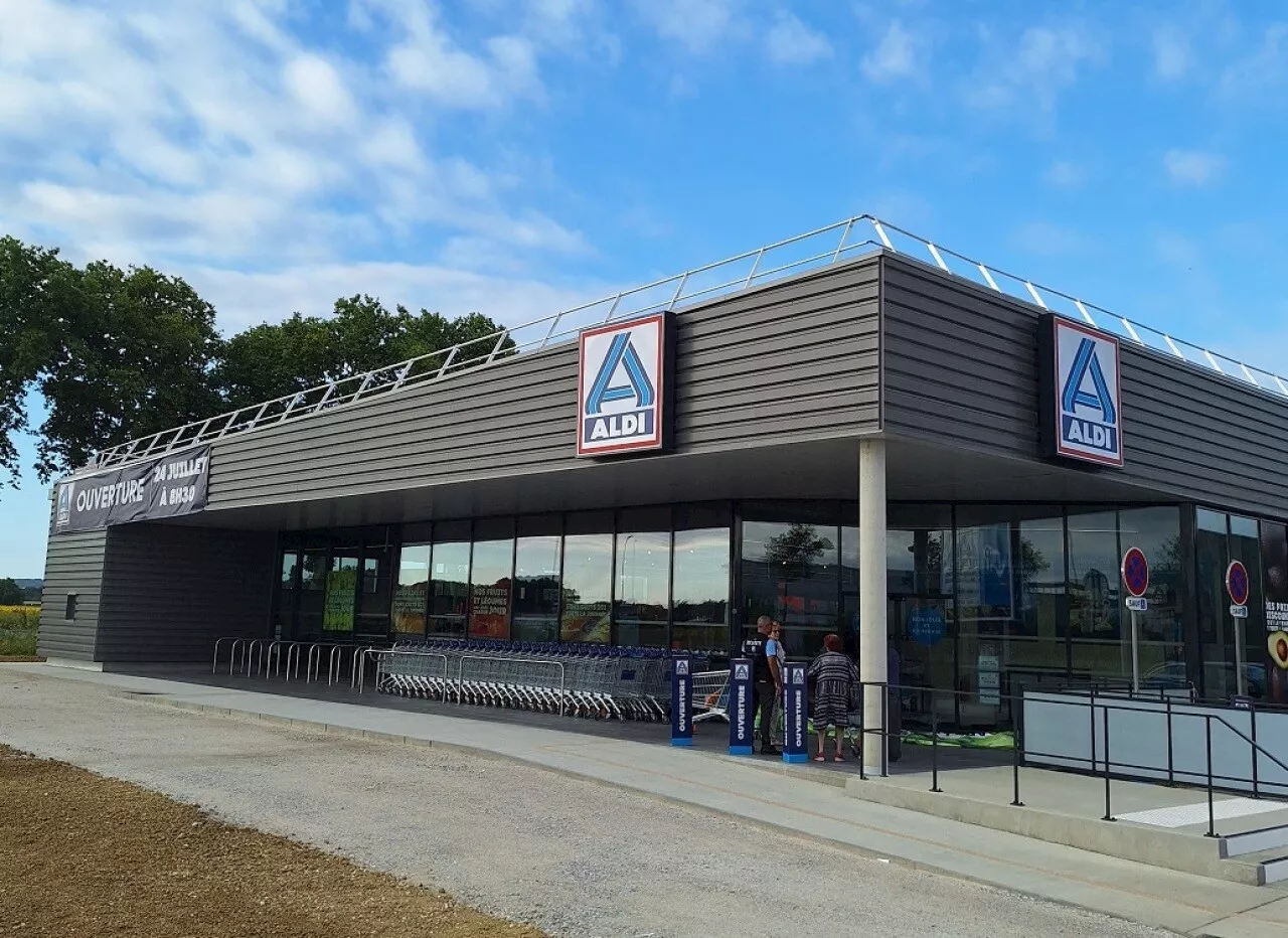 Commerce : un magasin flambant neuf synonyme de modernisation et d'agrandissement pour Aldi