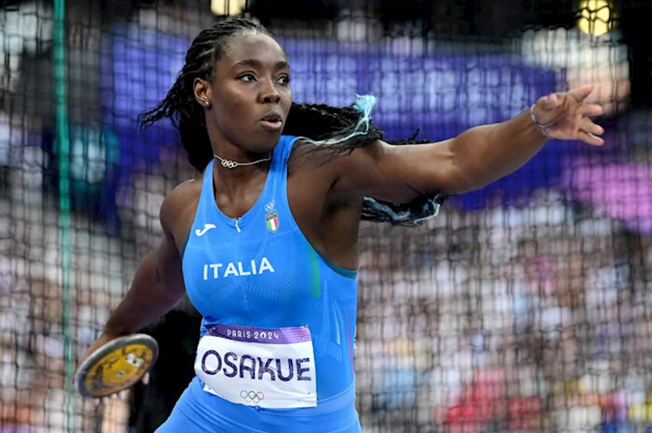 Parigi 2024: l'azzurra Osakue ottava nel disco, oro alla statunitense Allman