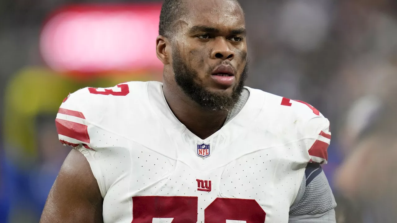 Giants still waiting for right tackle Evan Neal to practice in training camp after ankle surgery