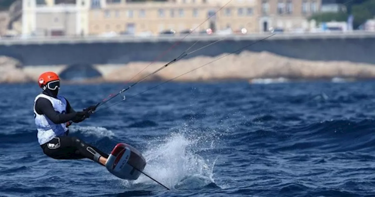 Paris Olympics: Singapore's Max Maeder sits third after first day of kitefoiling event