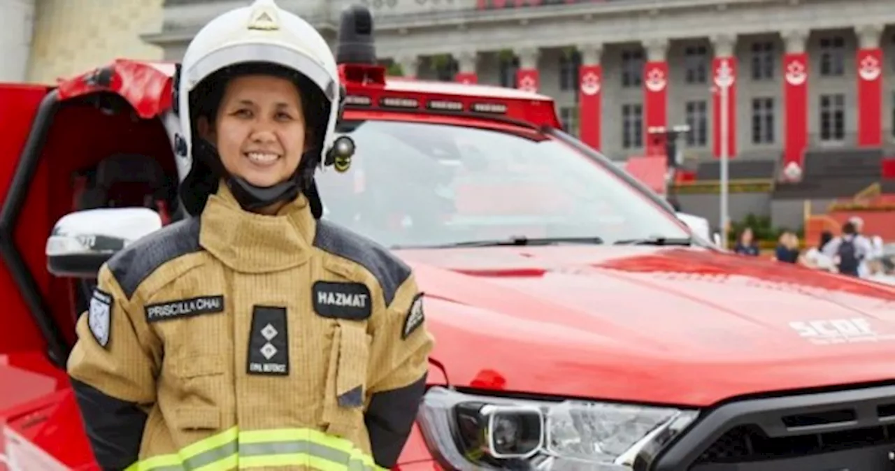 She's in command of SCDF's hottest assets, which you'll see at NDP 2024