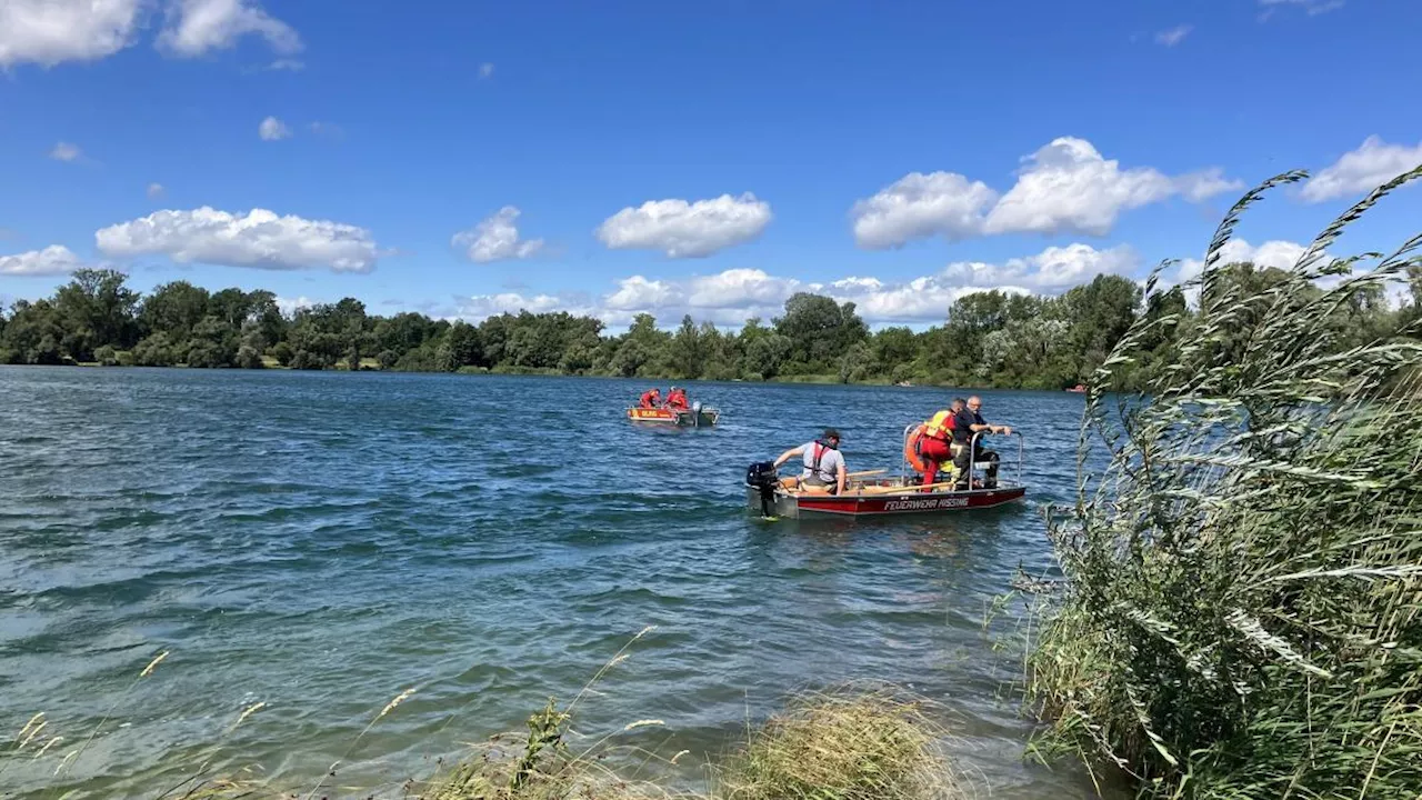 Rettungskräfte suchen weiter nach vermisstem Mann am Kissinger Auensee