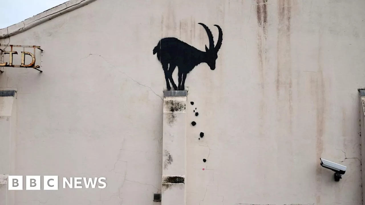 Banksy goat artwork appears on west London building